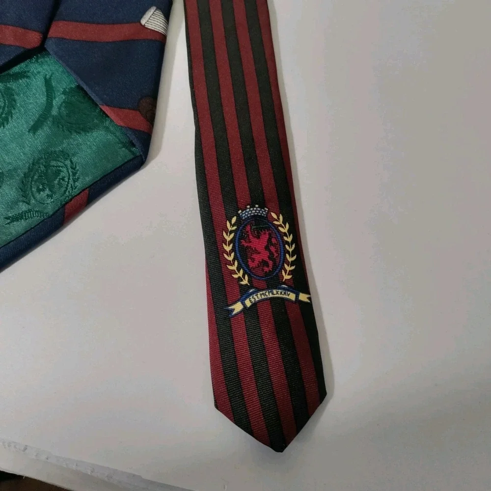 Tommy Hilfiger Men's Blue Golf‎ Classic Silk Tie - 4